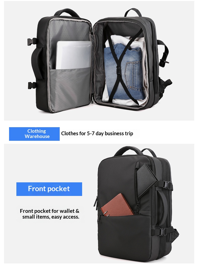 Zaino Antifurto in Nylon per L - Travel Backpack Anti Theft recensione e prezzo