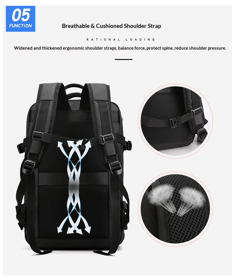 Zaino Antifurto in Nylon per L - Travel Backpack Anti Theft recensione e prezzo